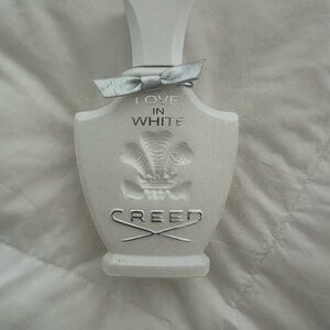 Creed White and Silver Perfume Bottle